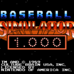 Baseball Simulator 1000